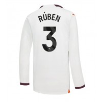 Muški Nogometni Dres Manchester City Ruben Dias #3 Gostujuci 2023-24 Dugi Rukav